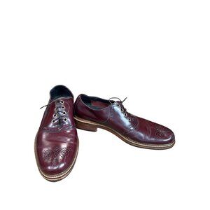 Cole Haan Mens Burgandy leather oxford Dress shoes size 9.5M SKU 9239